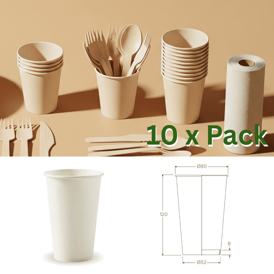 compostable-coffee-cups-nz Compostable eco-friendly cups – 10 pack disposable sustainable drinkware.